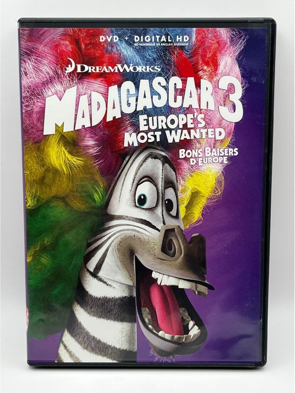 Madagascar 3: Europe's Most Wanted DVD Widescreen Animation Eric Darnell